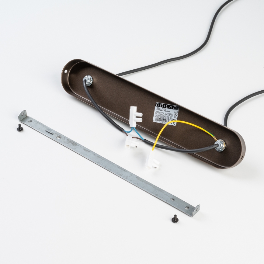 BRILAGI - Hanglamp met kabel VULCANO 7xG9/8W/230V brons/rookbeige