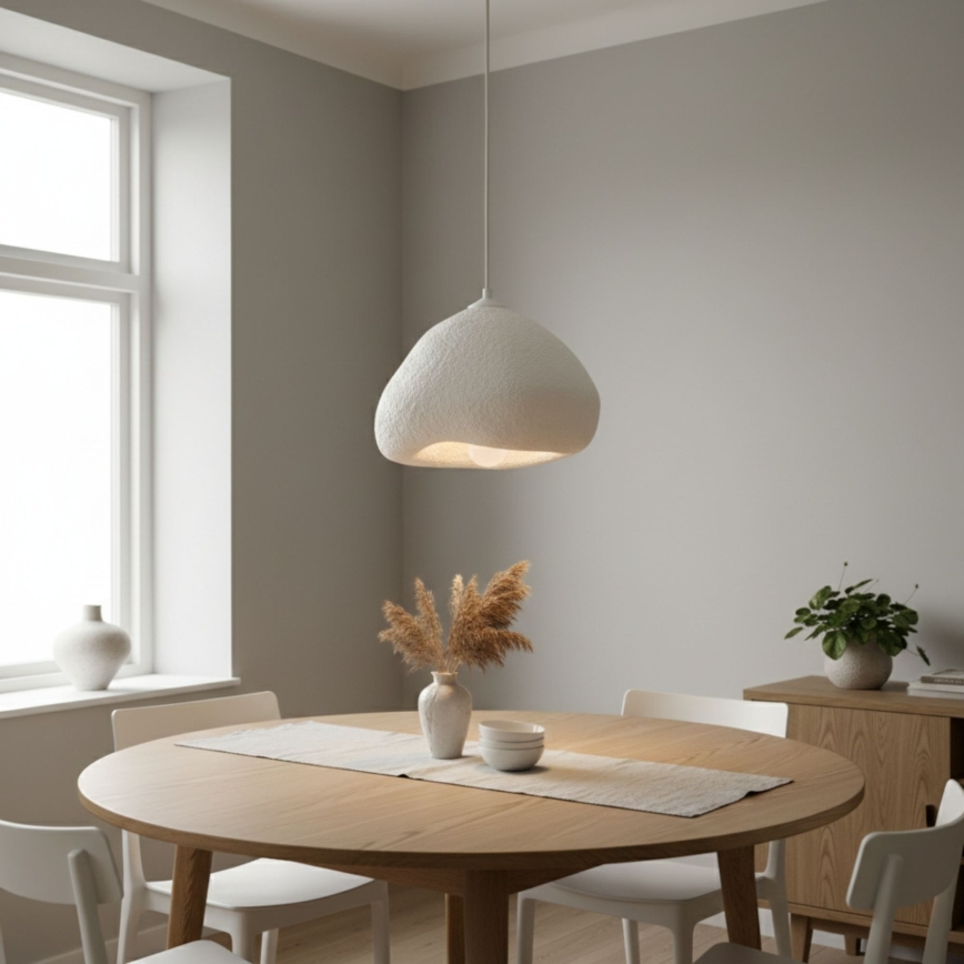 Brilagi - Hanglamp met kabel WABI SABI 1xE27/40W/230V Ø 32 cm wit