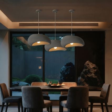 BRILAGI - Hanglamp met kabel WABI SABI 1xE27/60W/230V Ø 40 cm grijs
