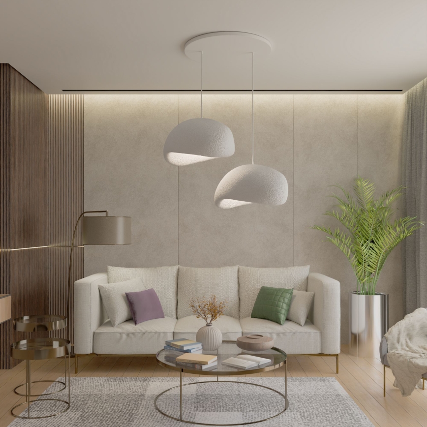 Brilagi - Hanglamp met kabel WABI SABI 2xE27/40W/230V wit