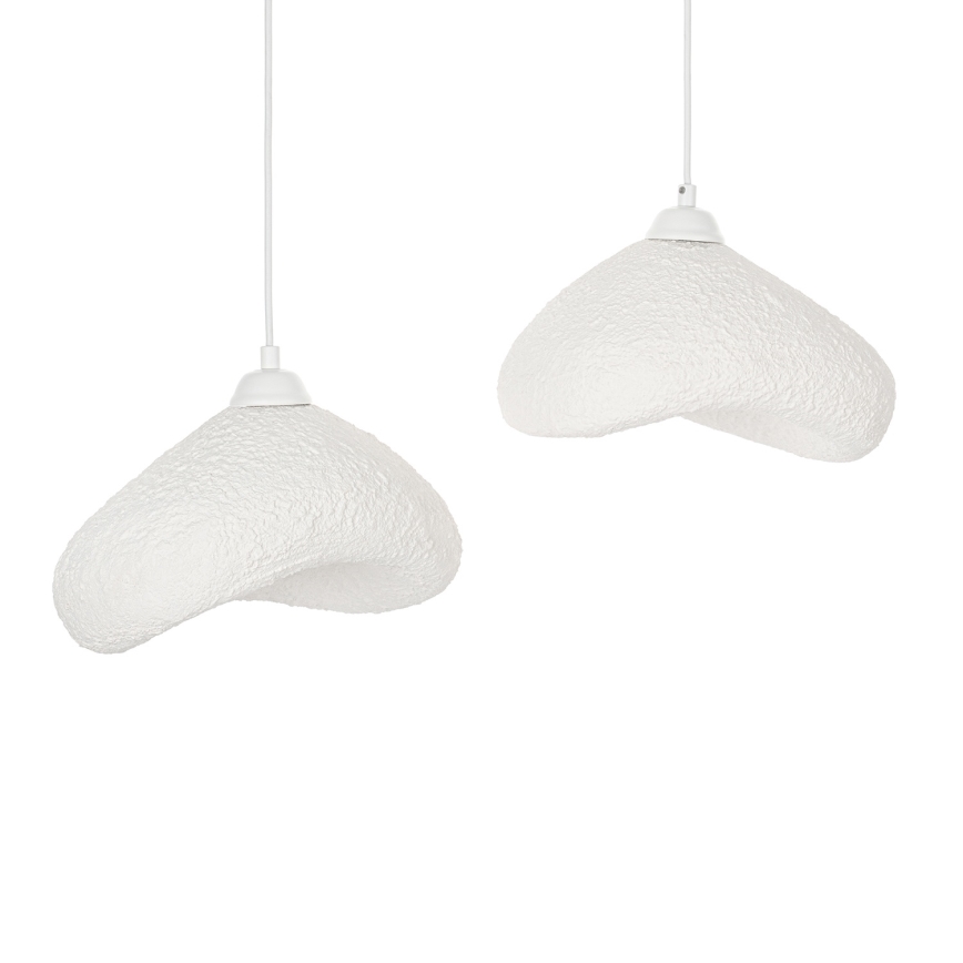 Brilagi - Hanglamp met kabel WABI SABI 2xE27/40W/230V Ø 45 cm wit