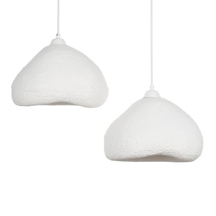 Brilagi - Hanglamp met kabel WABI SABI 2xE27/40W/230V Ø 45 cm wit