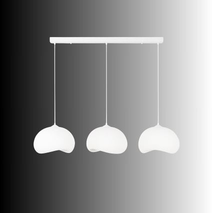 Brilagi - Hanglamp met kabel WABI SABI 3xE27/40W/230V wit