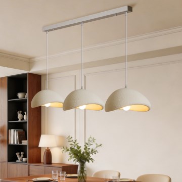 BRILAGI - Hanglamp met kabel WABI SABI 3xE27/60W/230V wit