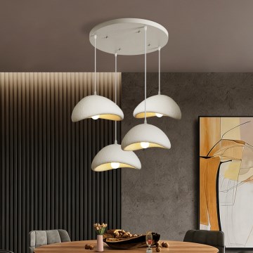 BRILAGI - Hanglamp met kabel WABI SABI 4xE27/60W/230V wit