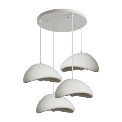 BRILAGI - Hanglamp met kabel WABI SABI 4xE27/60W/230V wit