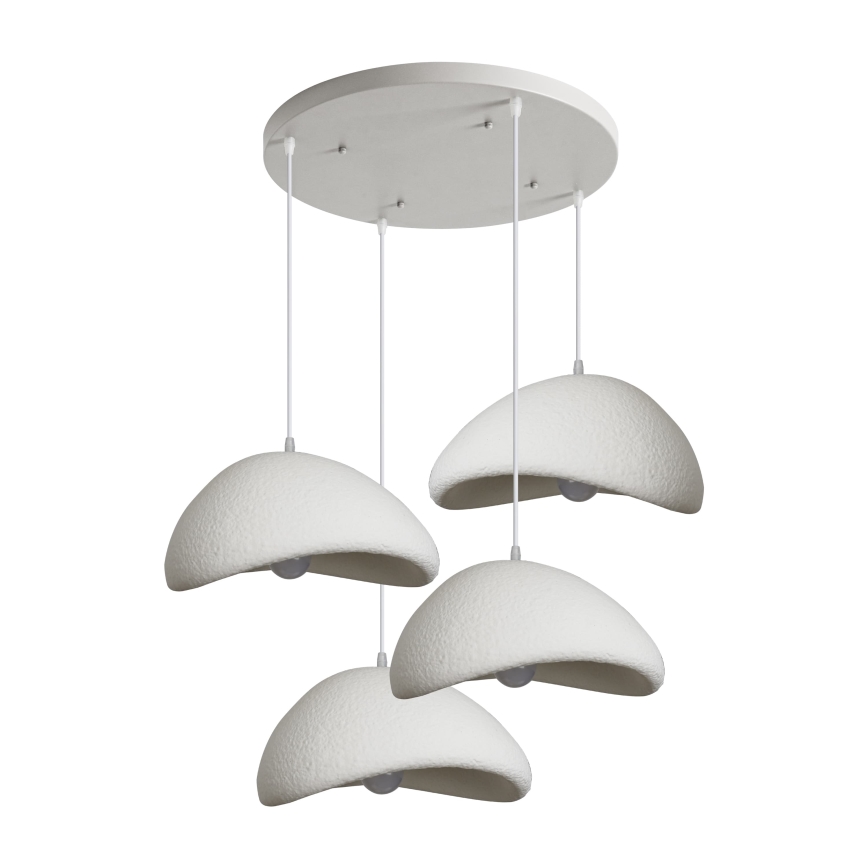BRILAGI - Hanglamp met kabel WABI SABI 4xE27/60W/230V wit