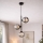 Brilagi - Hanglamp met snoer 3xE27/60W/230V zwart/rookgrijs
