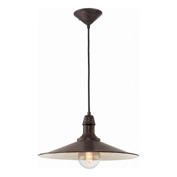 Brilagi - Hanglamp met snoer FORGE 1xE27/60W/230V Ø 36 cm zwart