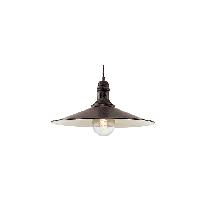 Brilagi - Hanglamp met snoer FORGE 1xE27/60W/230V Ø 36 cm zwart