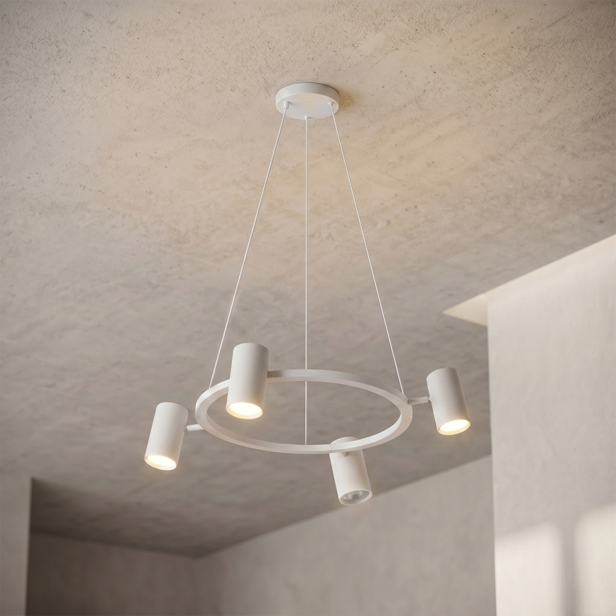 Brilagi - Hanglamp met snoer SELE 4xGU10/30W/230V wit