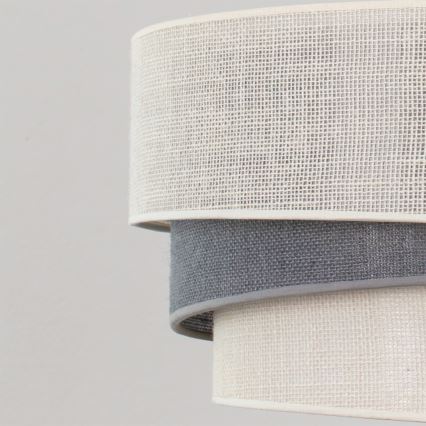 Brilagi - Hanglamp met snoer TRIO 1xE27/60W/230V Ø 40 cm crème/grijs