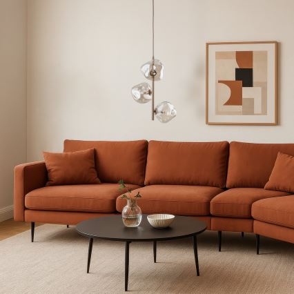 Brilagi - Hanglamp met snoer VULCANO 3xG9/8W/230V beige/rookbeige beige