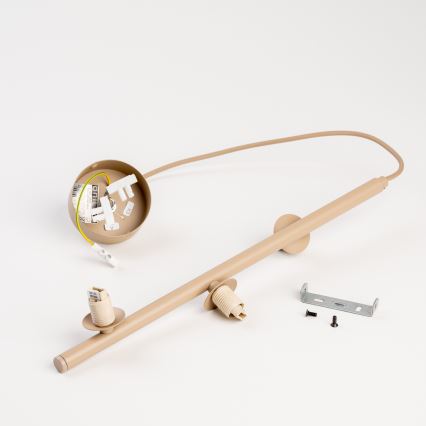 BRILAGI - Hanglamp met snoer VULCANO 3xG9/8W/230V beige/rookbeige beige