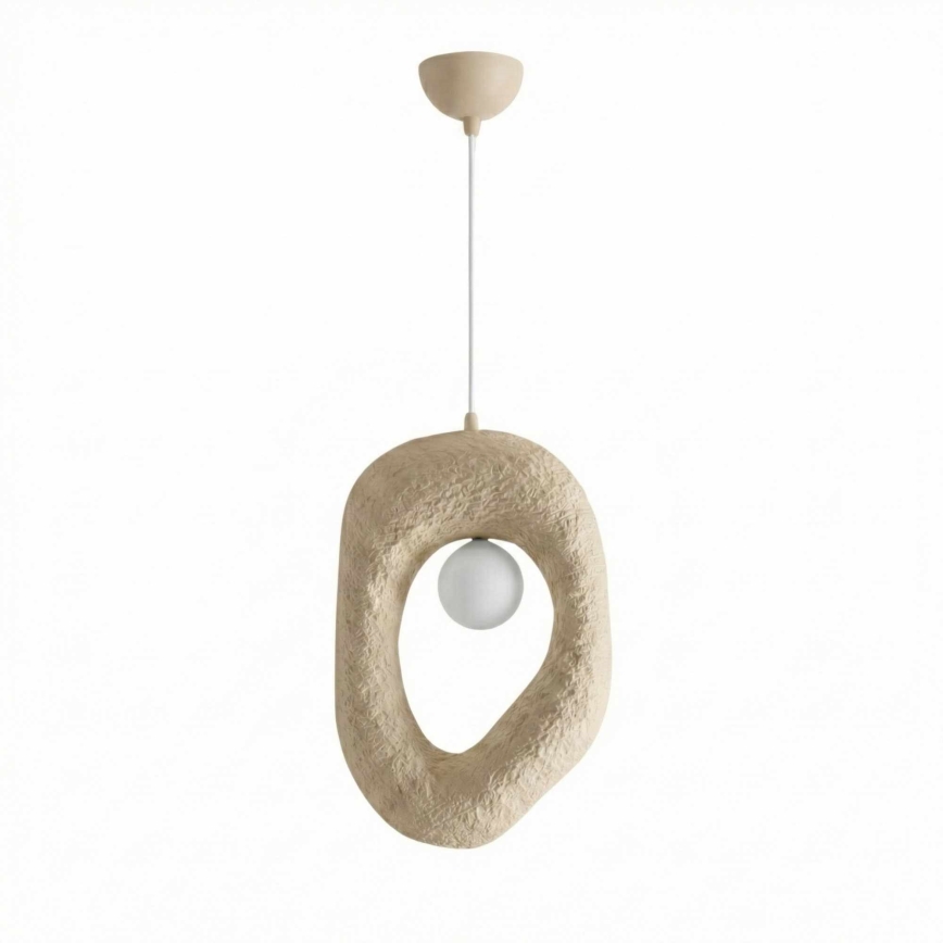 Brilagi - Hanglamp met snoer WABI SABI 1xE27/40W/230V crème