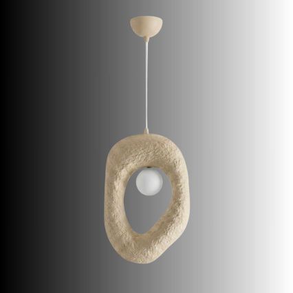 Brilagi - Hanglamp met snoer WABI SABI 1xE27/40W/230V crème