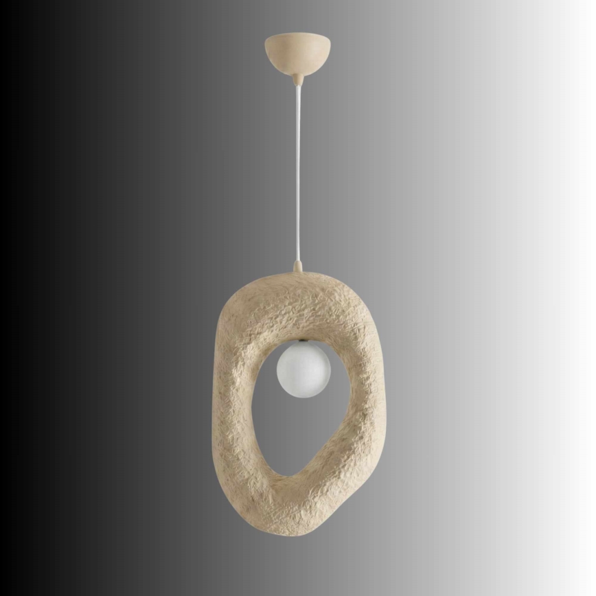 Brilagi - Hanglamp met snoer WABI SABI 1xE27/40W/230V crème