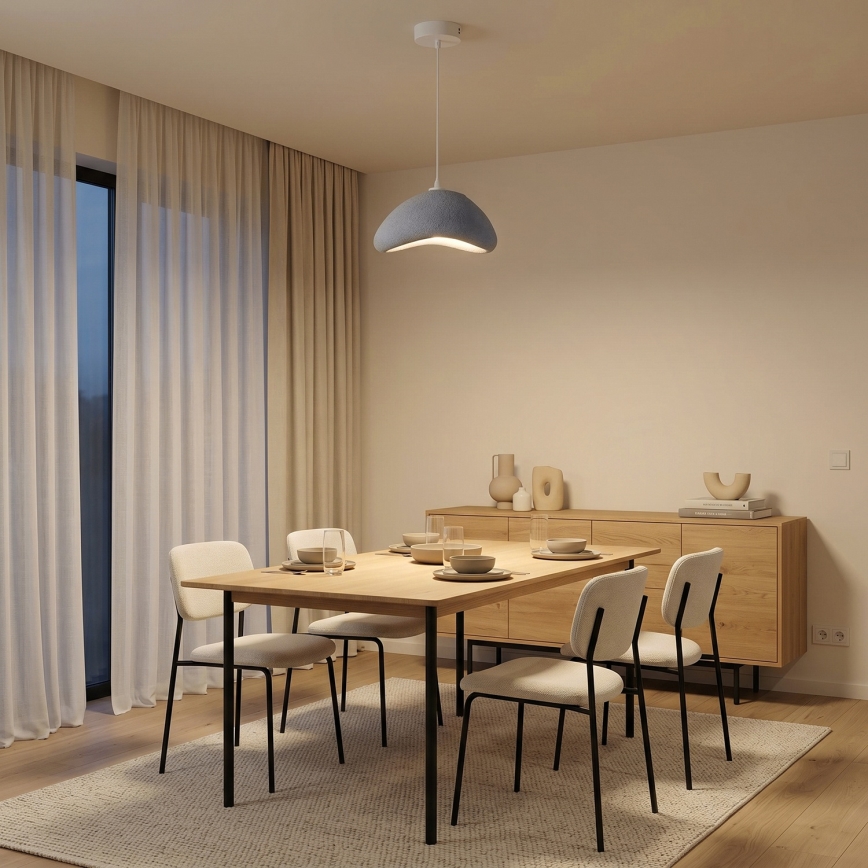 Brilagi - Hanglamp met snoer WABI SABI 1xE27/40W/230V Ø 33 cm grijs