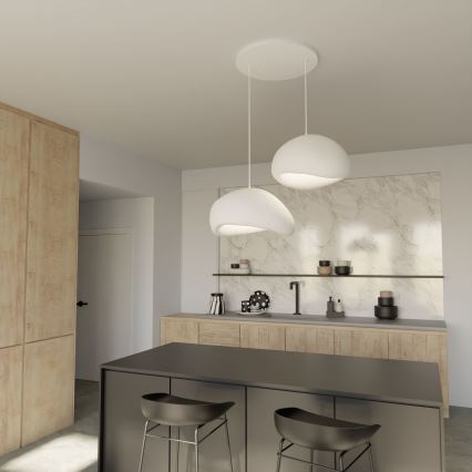 Brilagi - Hanglamp met snoer WABI SABI 2xE27/40W/230V Ø 60 cm wit