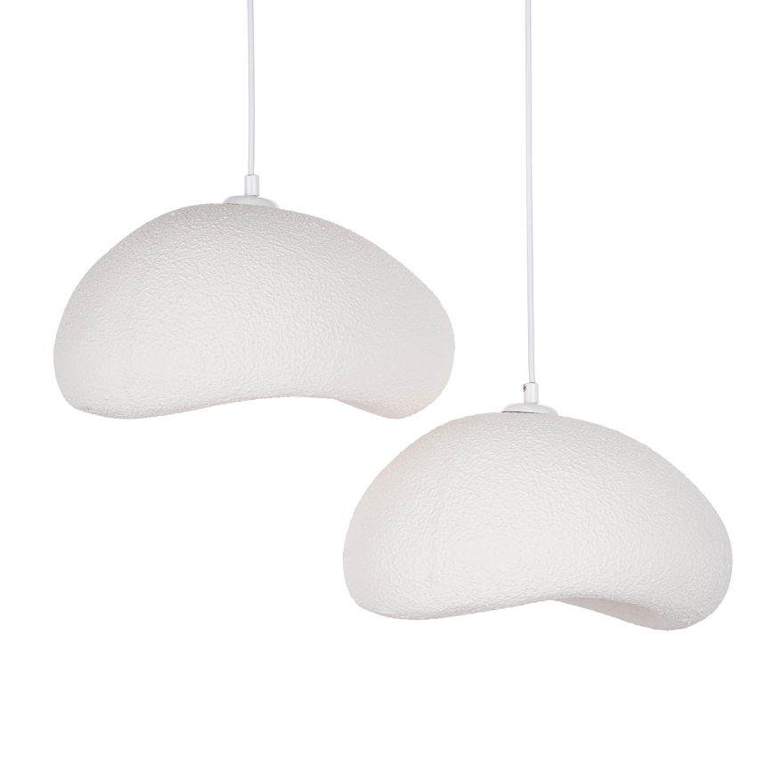 Brilagi - Hanglamp met snoer WABI SABI 2xE27/40W/230V Ø 60 cm wit