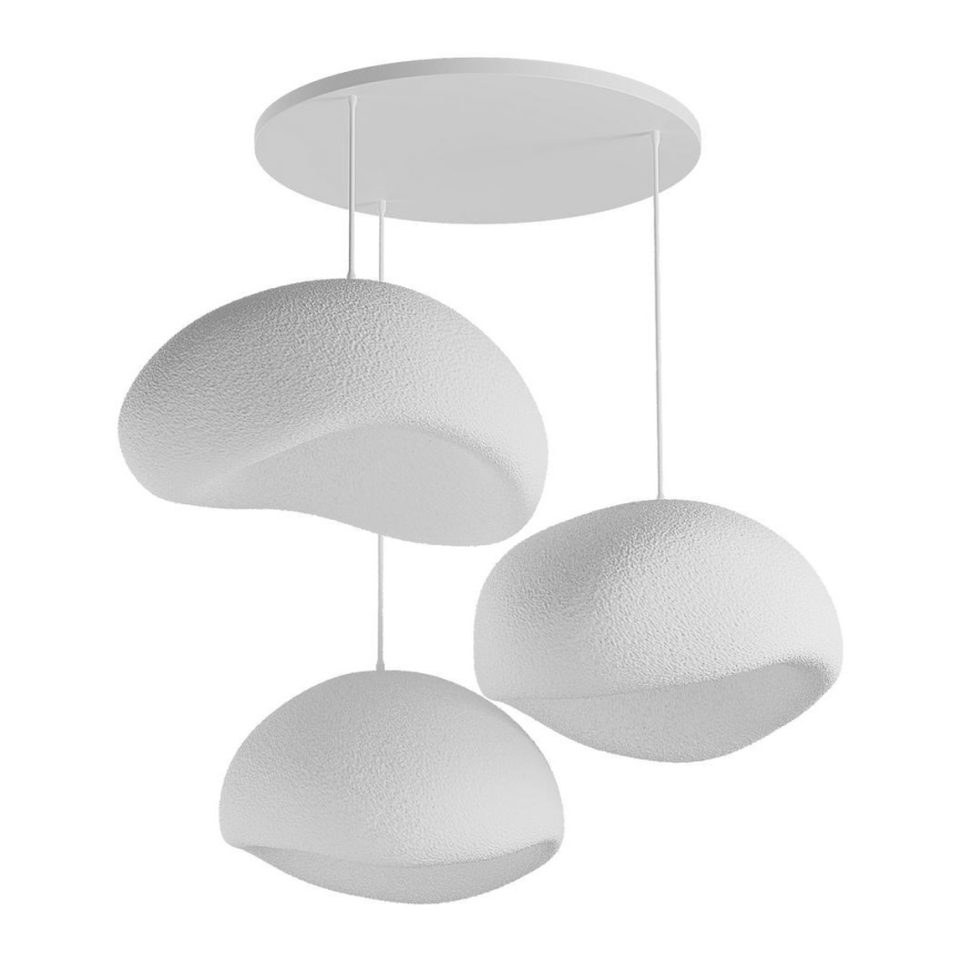 Brilagi - Hanglamp met snoer WABI SABI 3xE27/40W/230V Ø 60 cm wit