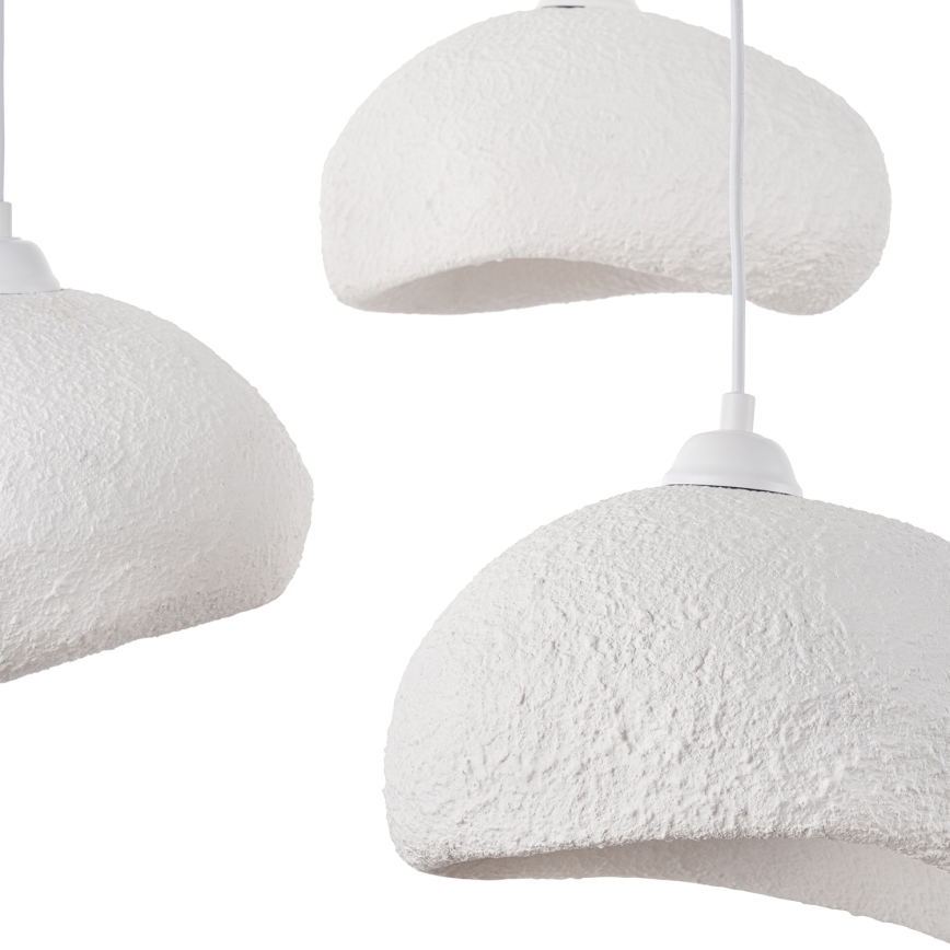Brilagi - Hanglamp met snoer WABI SABI 3xE27/40W/230V Ø 60 cm wit