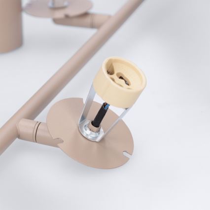 Brilagi - Hanglamp met staaf BRANCH 3xGU10/30W/230V beige