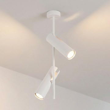 Brilagi - Hanglamp met stang BRANCH 2xGU10/30W/230V wit
