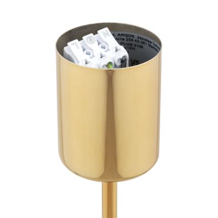 BRILAGI - Hanglamp met stang MONTE 5xE27/60W/230V beige/goud