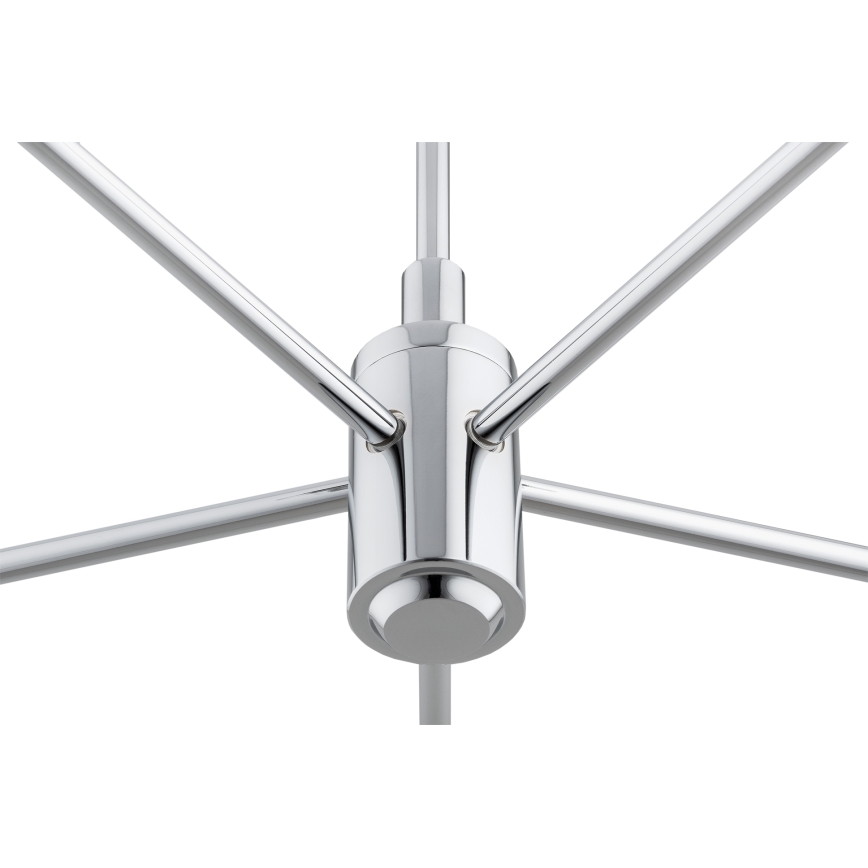 Brilagi - Hanglamp met stang MONTE 5xE27/60W/230V crème/glanzend chroom