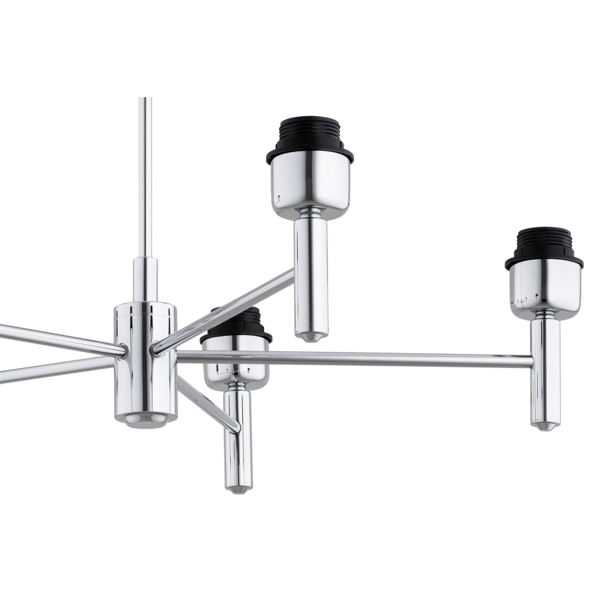 Brilagi - Hanglamp met stang MONTE 5xE27/60W/230V crème/glanzend chroom