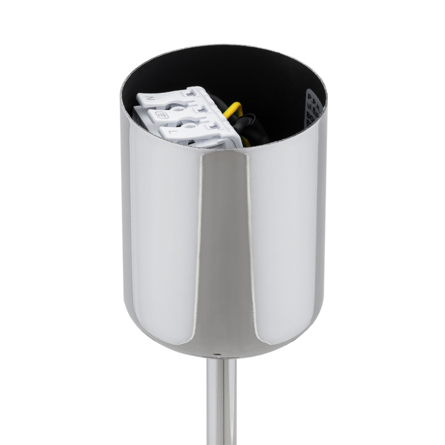 Brilagi - Hanglamp met stang MONTE 5xE27/60W/230V crème/glanzend chroom