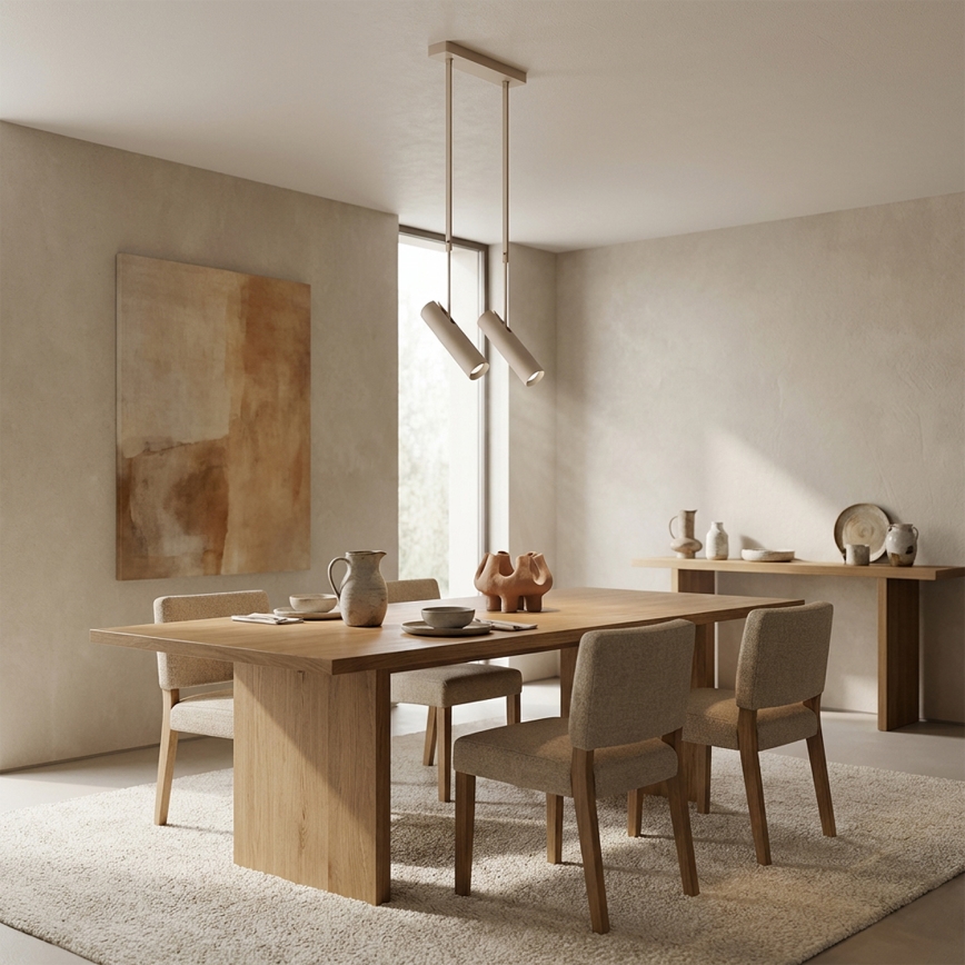 Brilagi - Hanglamp met stang SELE 2xGU10/30W/230V beige