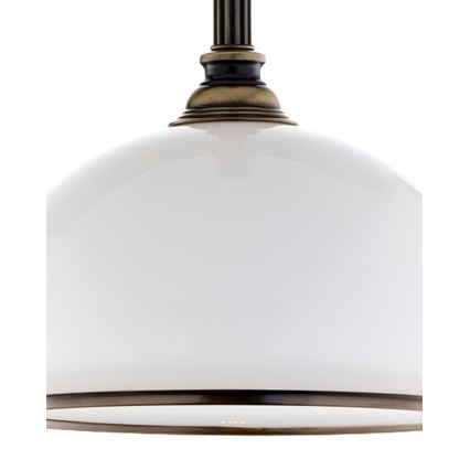 Brilagi - Hanglamp met stang TAURUS 1xE27/15W/230V Ø 40 cm brons