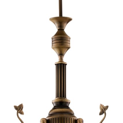 Brilagi - Hanglamp met stang TAURUS 3xE27/15W/230V Ø 70 cm brons