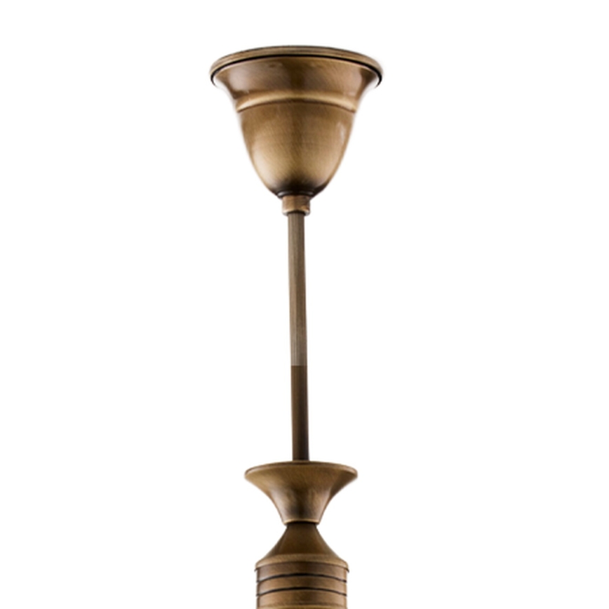 Brilagi - Hanglamp met stang TAURUS 3xE27/15W/230V Ø 70 cm brons