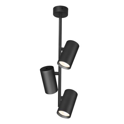 Brilagi - Hanglamp met vaste pendel SELE VERTICAL 3xGU10/30W/230V zwart