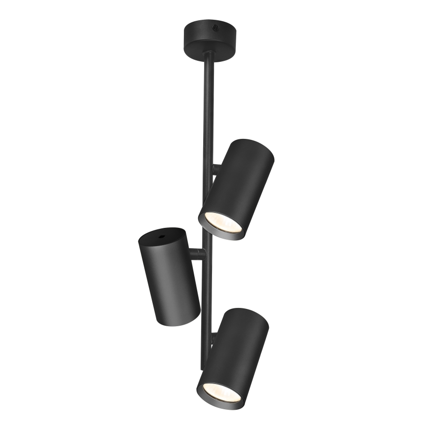 Brilagi - Hanglamp met vaste pendel SELE VERTICAL 3xGU10/30W/230V zwart