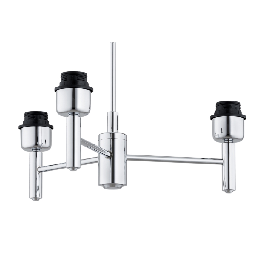 Brilagi - Hanglamp MONTE met staaf 3xE27/60W/230V beige/glanzend chroom