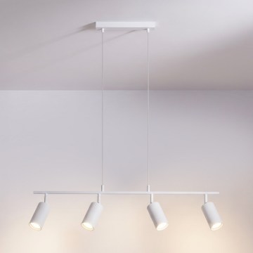 Brilagi - Hanglamp SELE aan kabel 4xGU10/30W/230V, wit