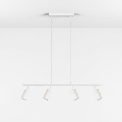 Brilagi - Hanglamp SELE aan kabel 4xGU10/30W/230V, wit