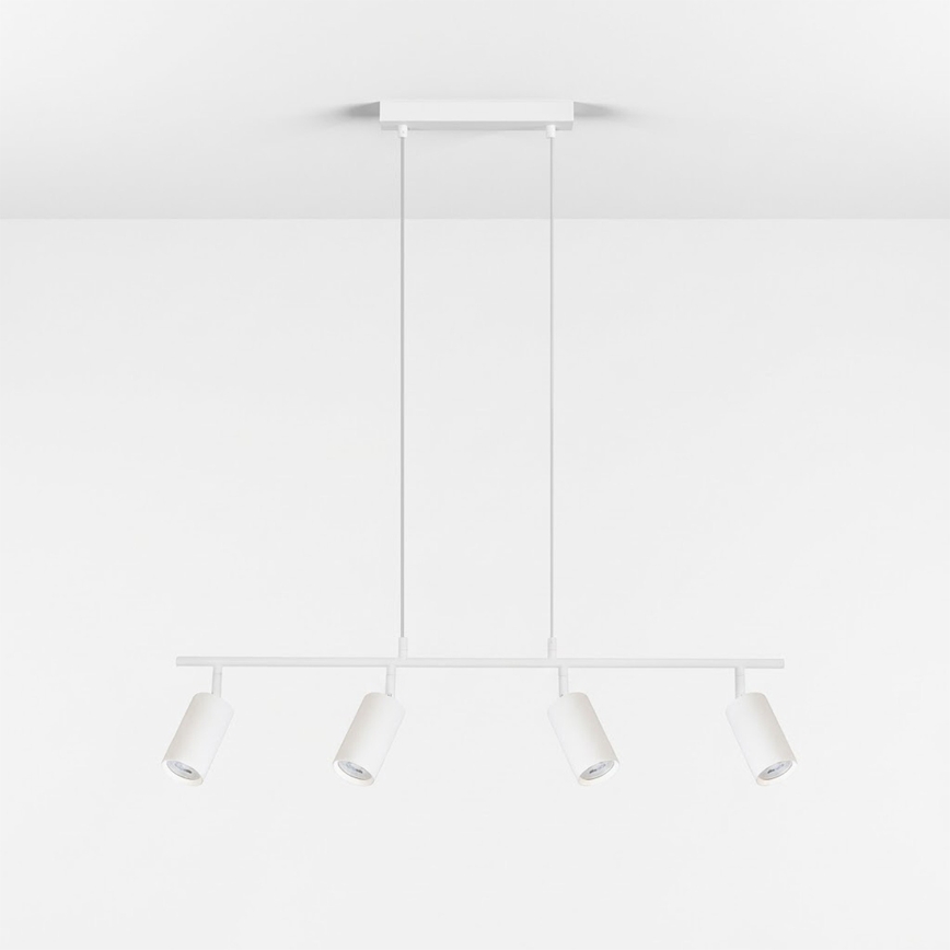 Brilagi - Hanglamp SELE aan kabel 4xGU10/30W/230V, wit