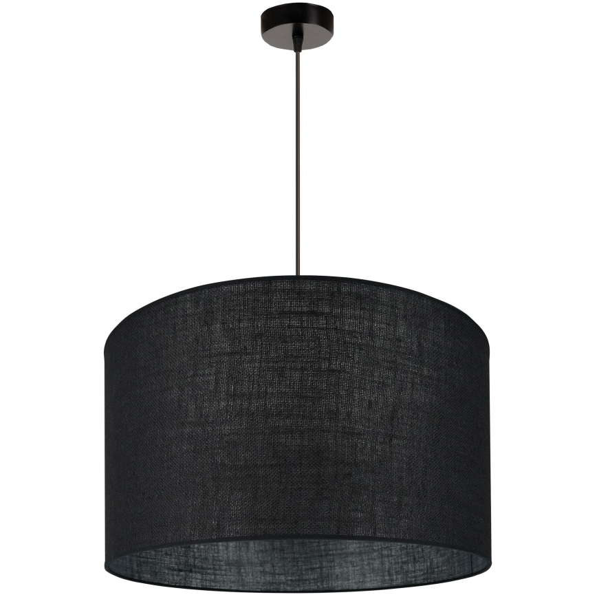 Brilagi - Hanglamp aan kabel TUBES ROLLER 1xE27/15W/230V Ø 50 cm zwart
