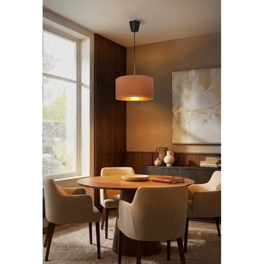 Brilagi - Hanglamp VELVET met kabel 1xE27/60W/230V Ø 40 cm beige/goud