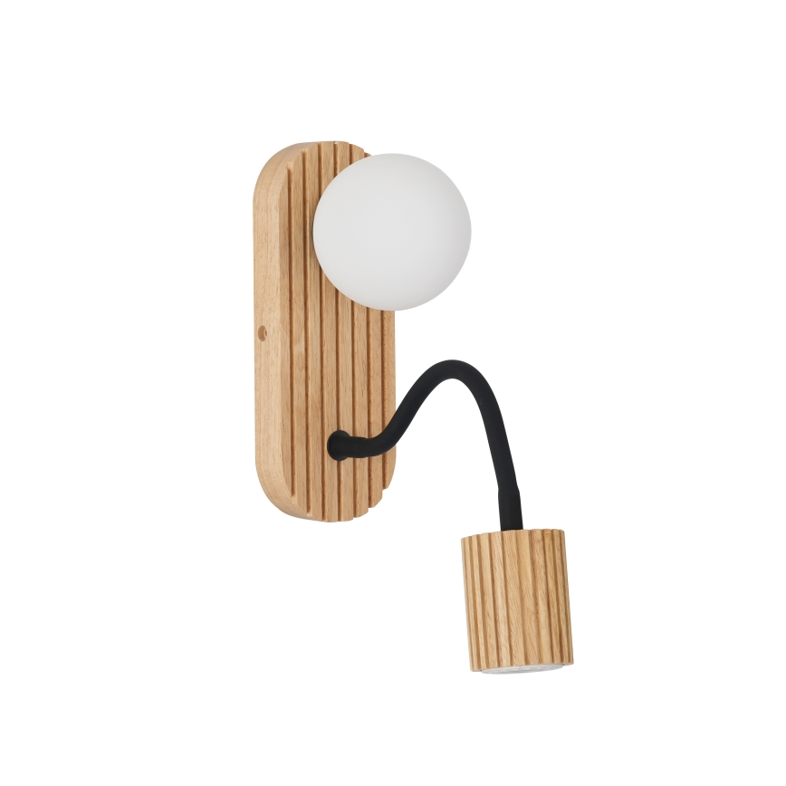 Brilagi - Houten wandlamp MODERN WOOD 1xG9/5W/230V + 1xGU10/8W