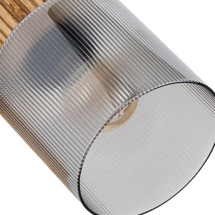 Brilagi - HYGGE spotlamp 3xE14/15W/230V zwart/rookglas