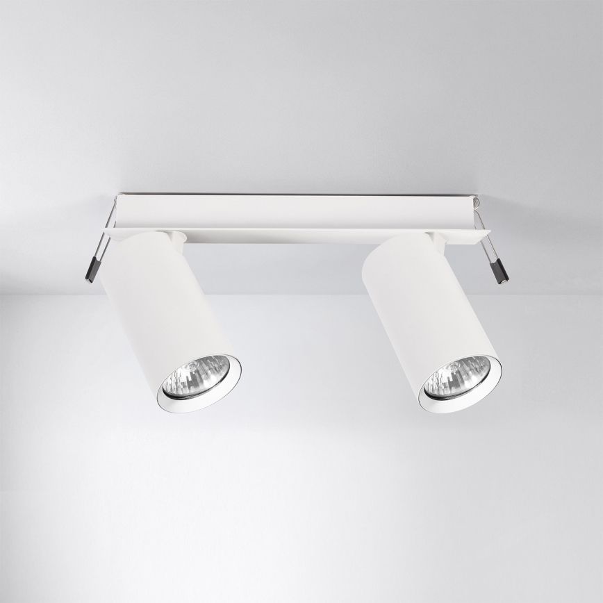 Brilagi - Inbouwspot SELE 2xGU10/30W/230V wit