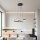 Brilagi - INFINITY dimbare LED-hanglamp aan staalkabel LED/55W/230V 3000-6000K 50x50 cm zwart + afstandsbediening
