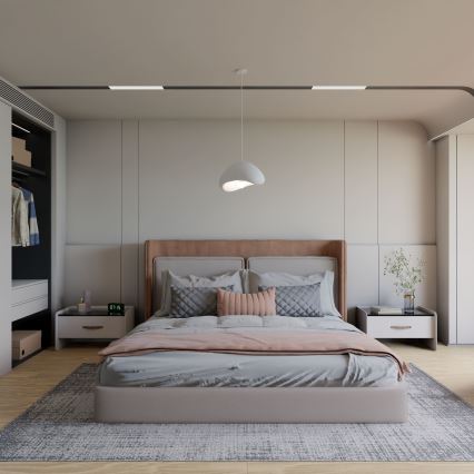 Brilagi - Kabelhanglamp WABI SABI 1xE27/40W/230V Ø 33 cm wit