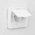 Brilagi - Keuken inbouwstopcontact INBOX IP55, wit, rechthoekig